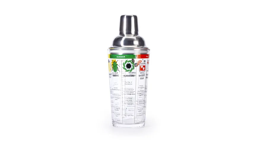 Kikkerland Four Seasons Cocktail Shaker