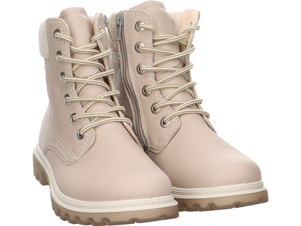 SUPERFIT Stiefeletten taupe Stiefelette Leder - MONTA