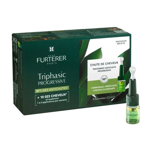 René Furterer Triphasic Progressive Haarbehandeling 8 x 5,5 ml