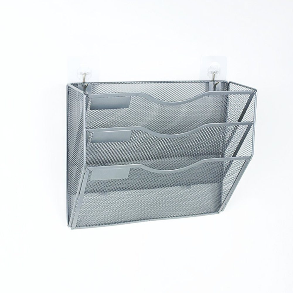 Zimtky Zeitungsständer Zeitungsständer Zeitungsständer Mesh, schwarze/Silber
