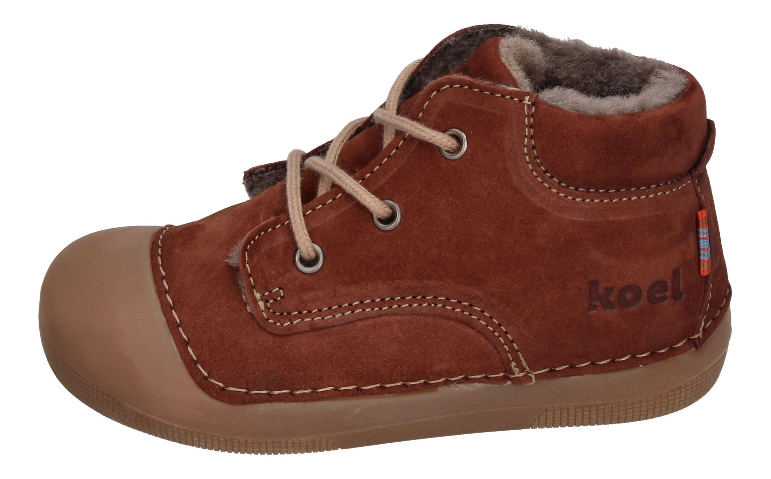 KOEL AVA BIO NUBUK LAMBSWOOL Lauflernschuh Chocolate