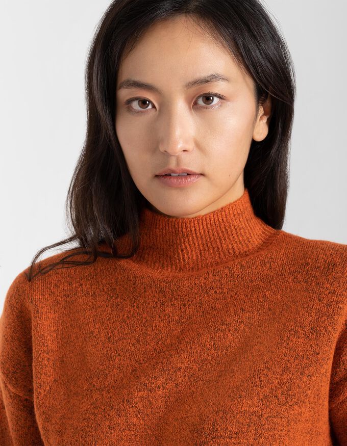 Damen Pullover - Stehkragen