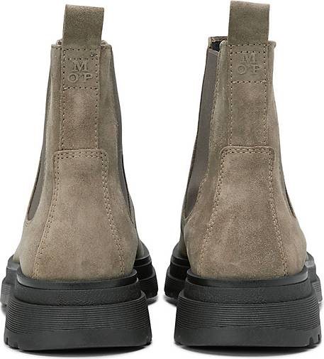 Marc O'Polo Chelsea-Boot aus edlem Velours-Rindleder