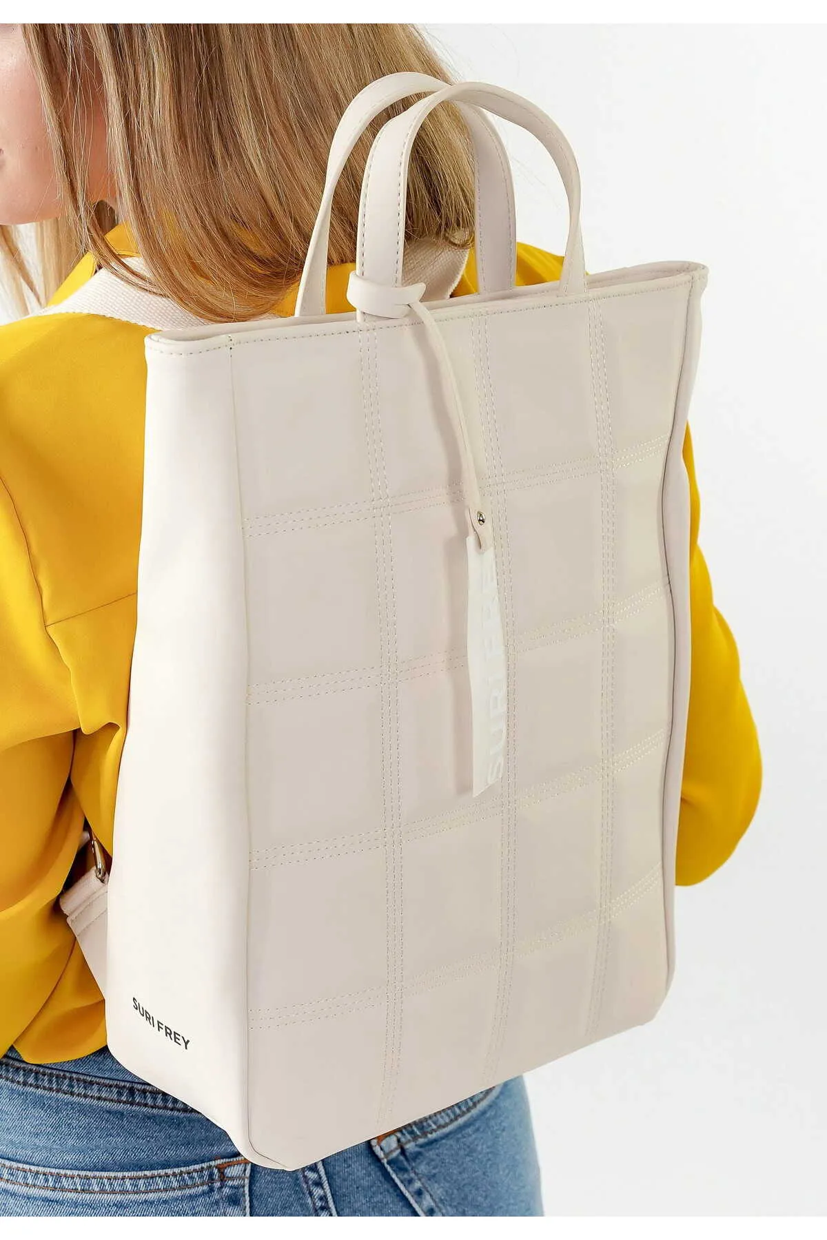 SURI FREY  Rucksack - Beige - Unifarben