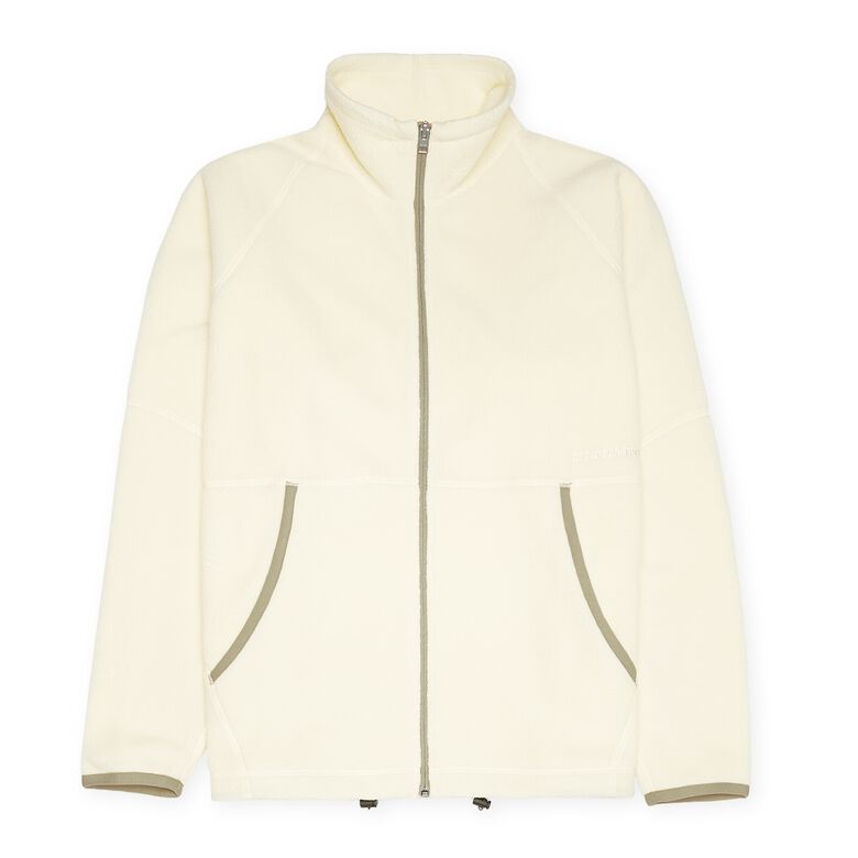 Norse Projects Tycho Pile Fleece Full Zip Jacket ecru