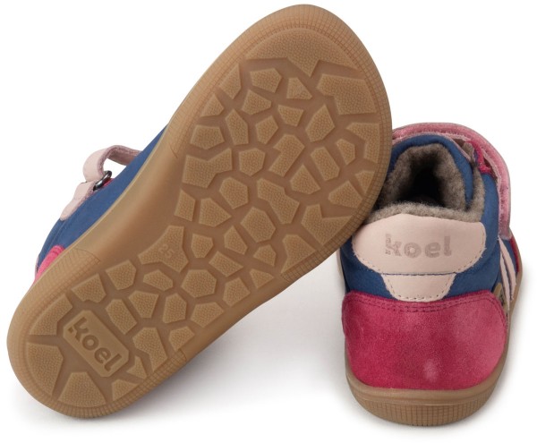 Koel bare ~ Daniel MidCut Sneaker Wollfleece + Tex ~ Fuchsia