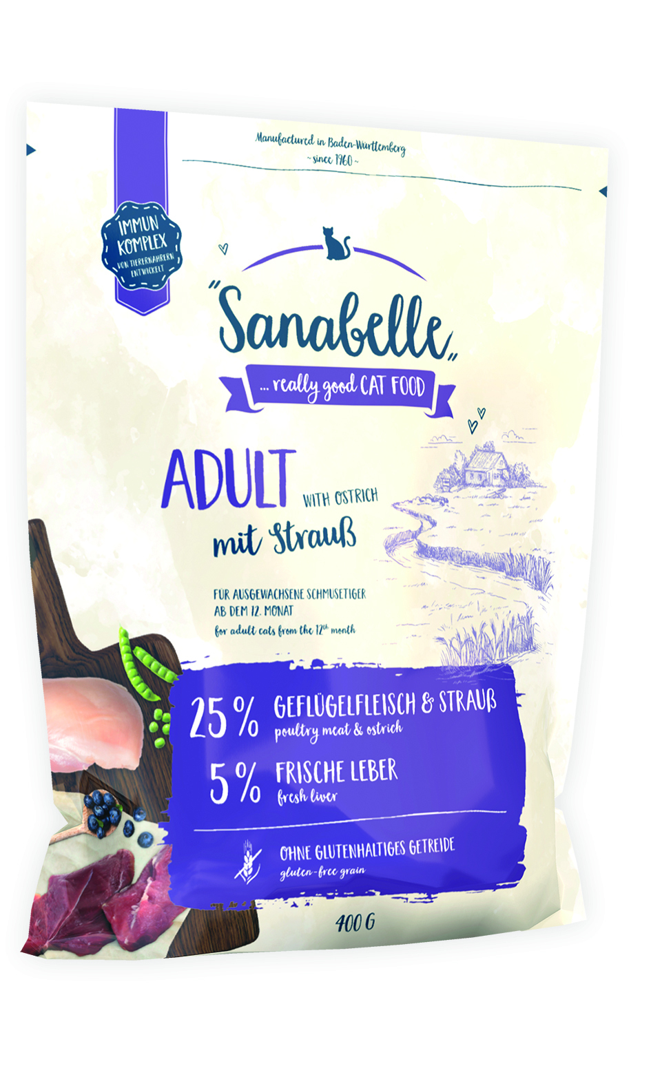Sanabelle Trockenfutter Sanabelle Adult Strauß 400 g