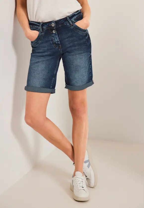 CECIL Loose Fit Jeansshorts