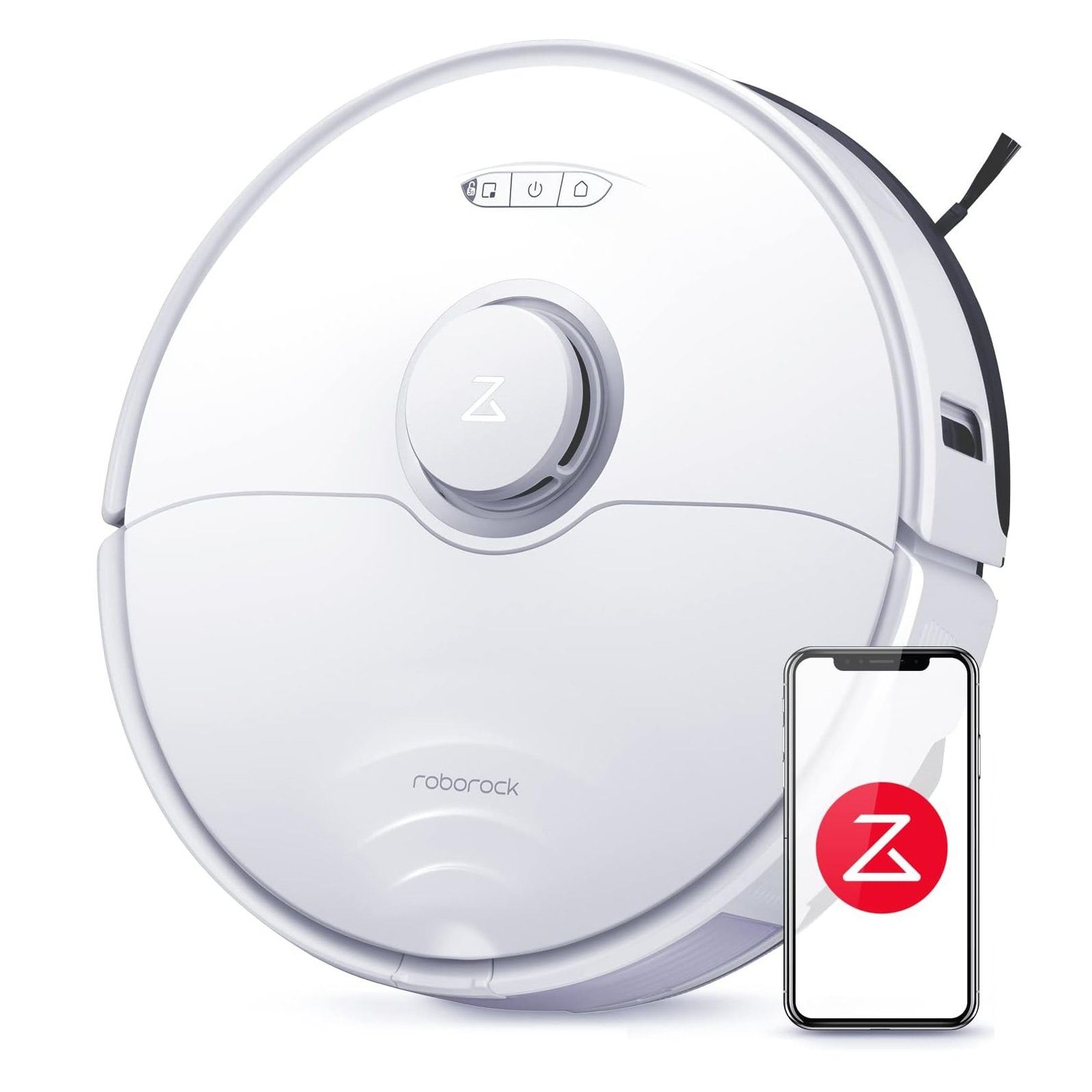 Roborock Saugroboter S8, 69,00 W, 6000Pa, DuoRoller-Bürste, Reactive 3D-Hindernisumgehung, Auto-Mop Lift, Teppich-Detektion, Kindersicherung, APP Control