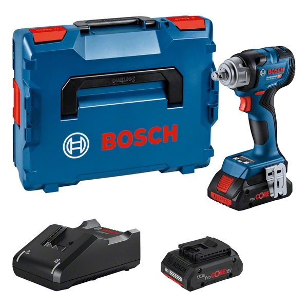 Bosch Blue 06019L5002 GDS 18V-330 HC Profi-Schlagschrauber 18V 4,0Ah in L-Boxx