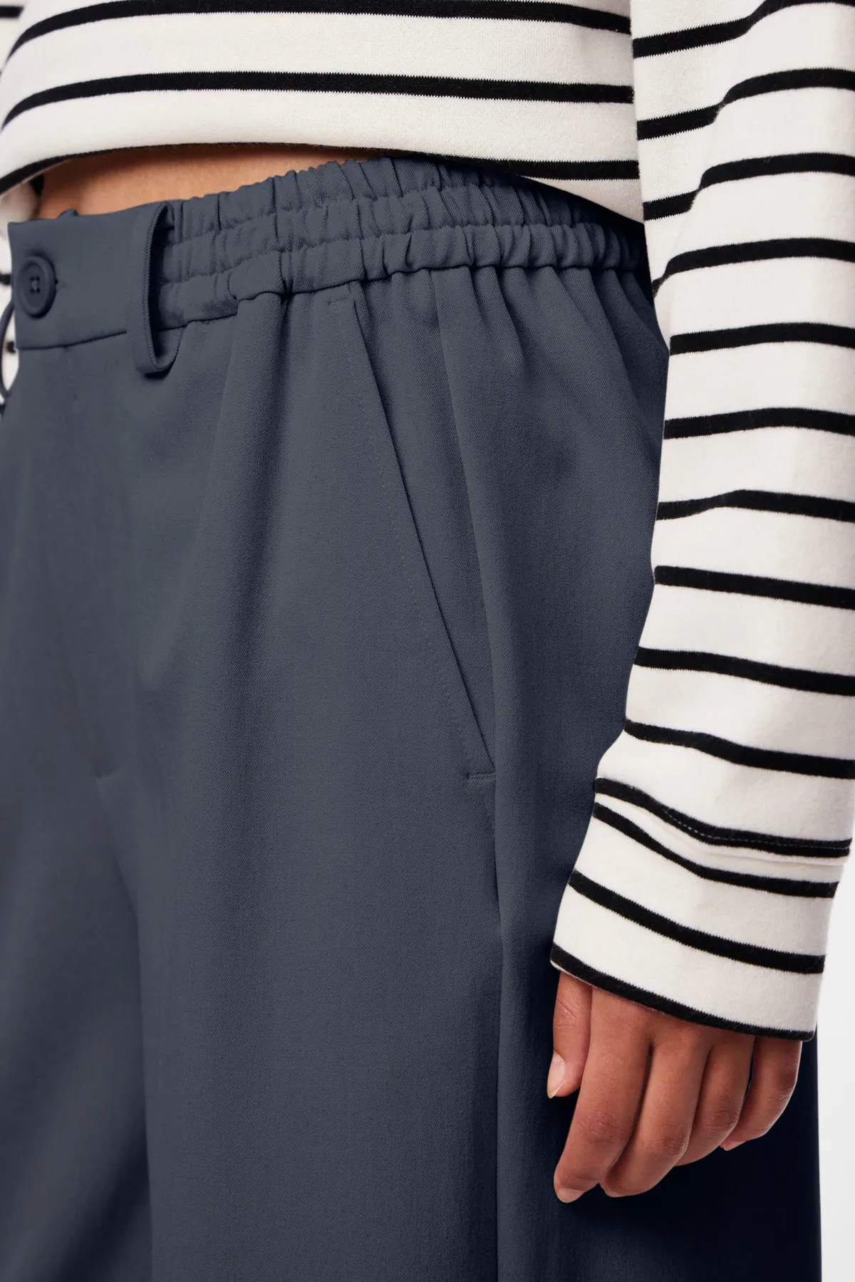 PIECES  Pccamıl Hw Wide Pant Noos