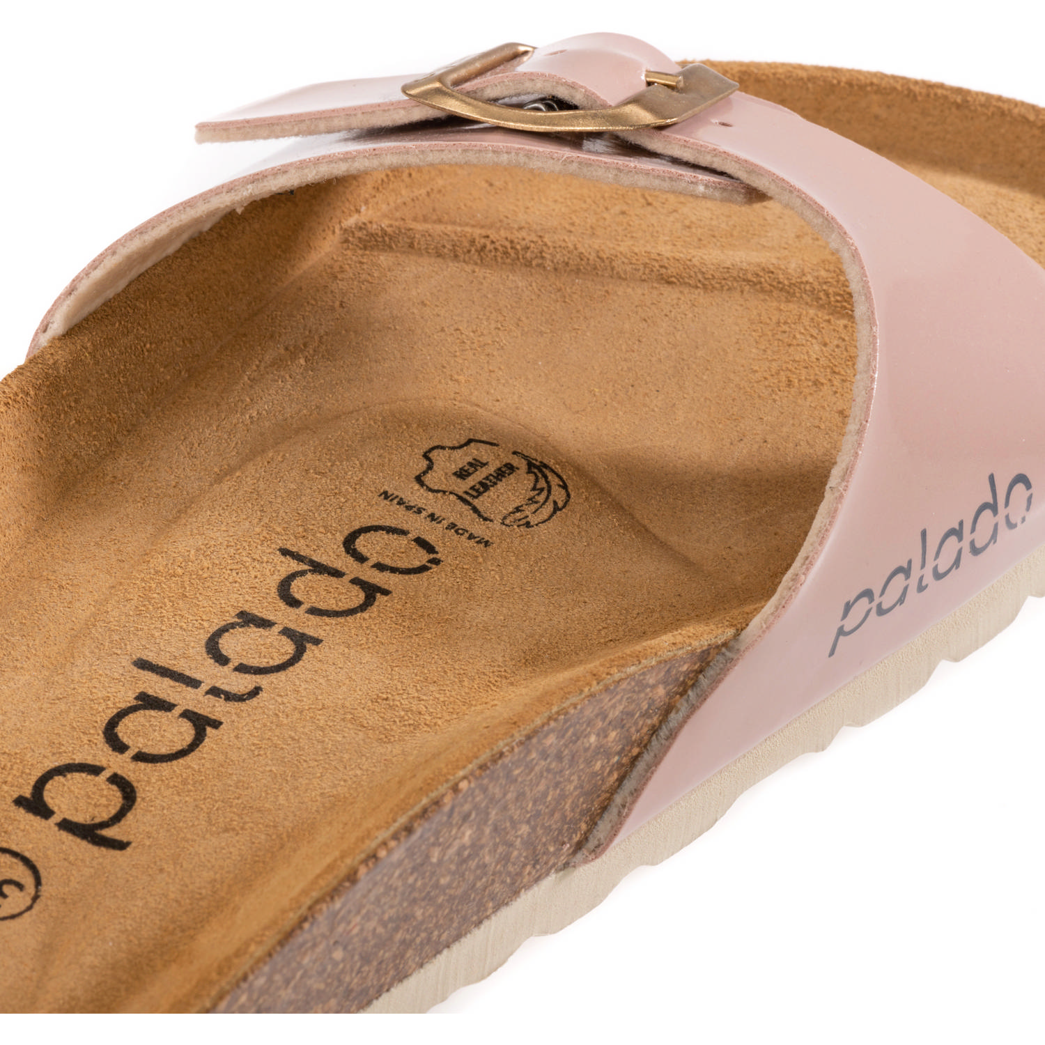 Palado Malta Lack, Pantoletten, Damen, Lack Creme Rosa
