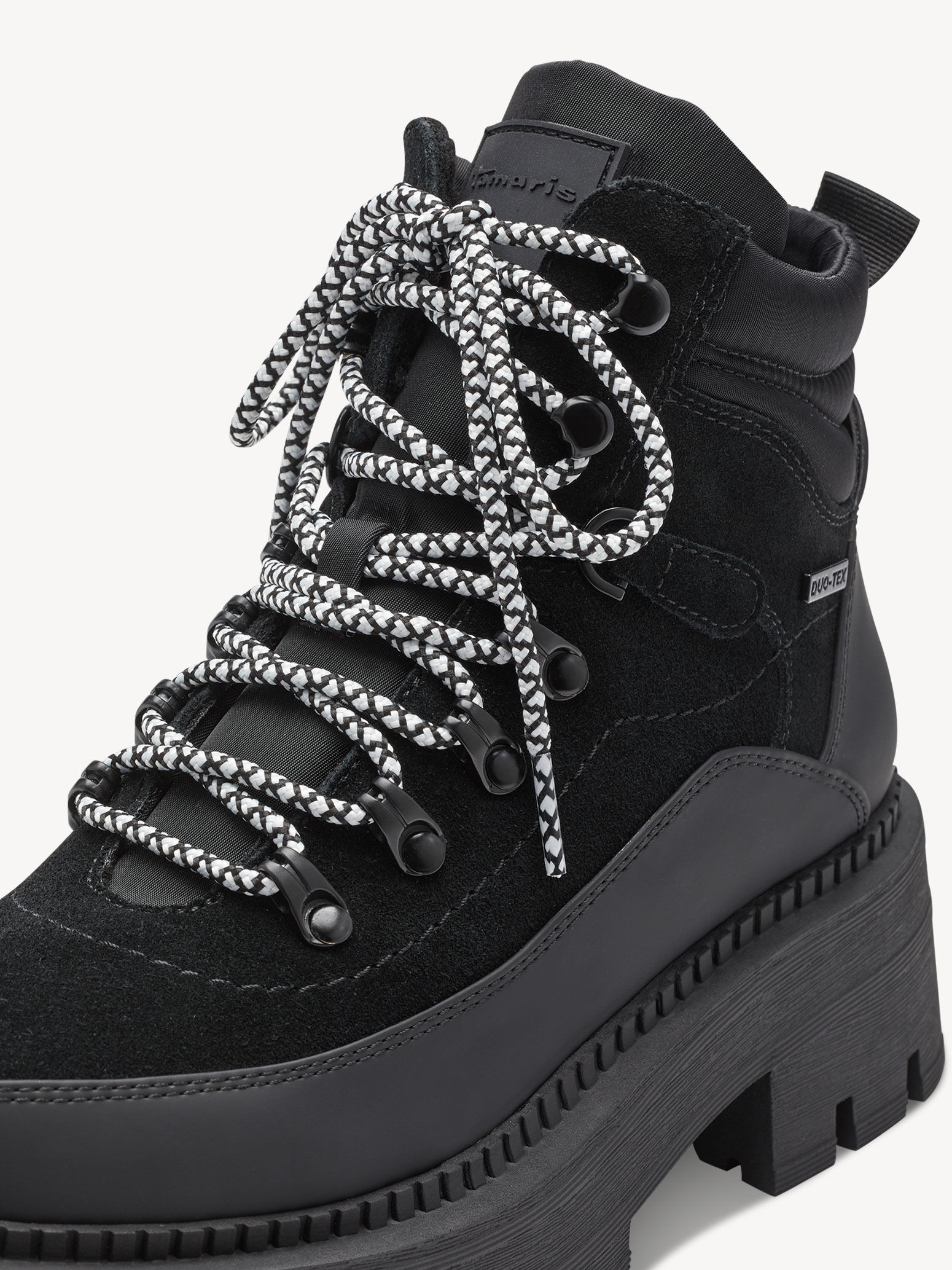 Bottine en cuir - noir doublure chaude