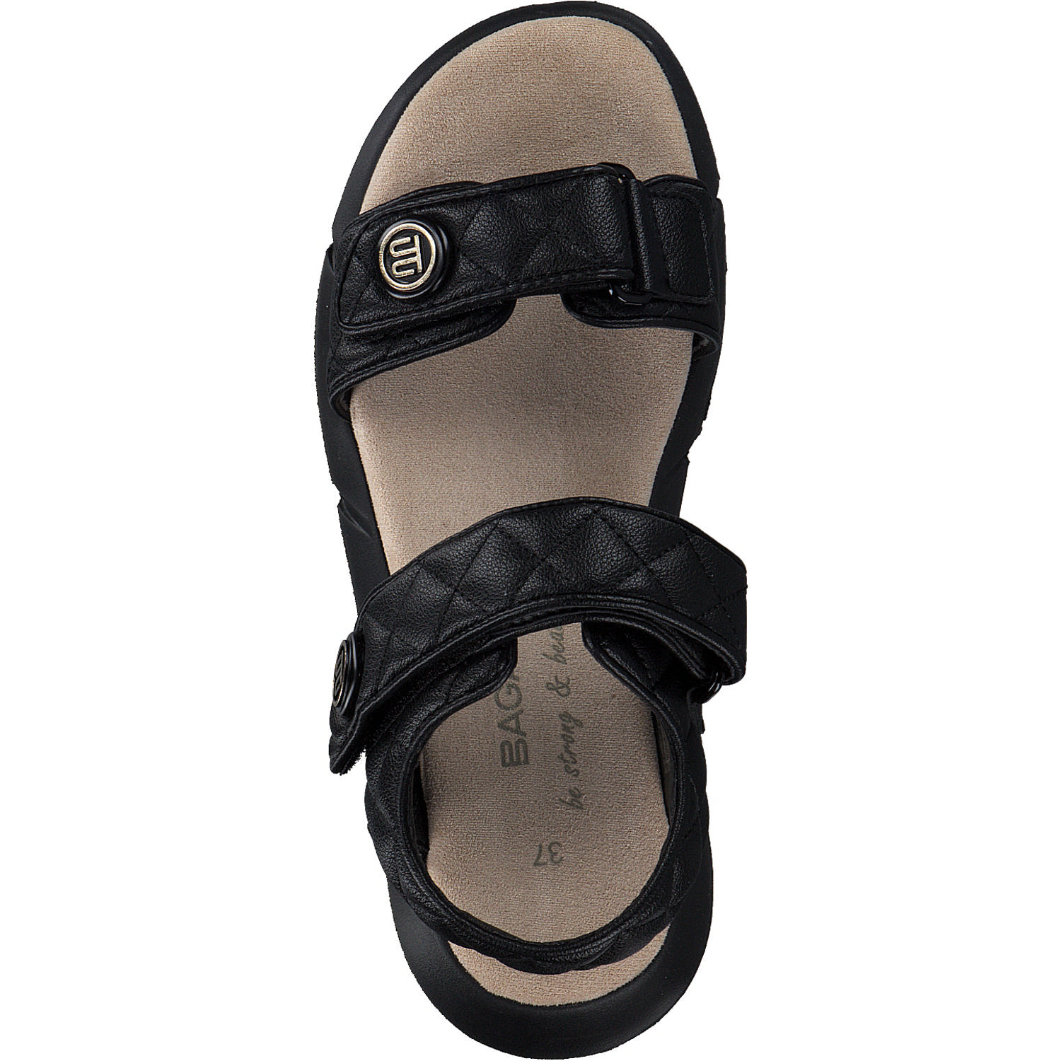 Bagatt Jersey A7886, Keilsandaletten, Damen, black
