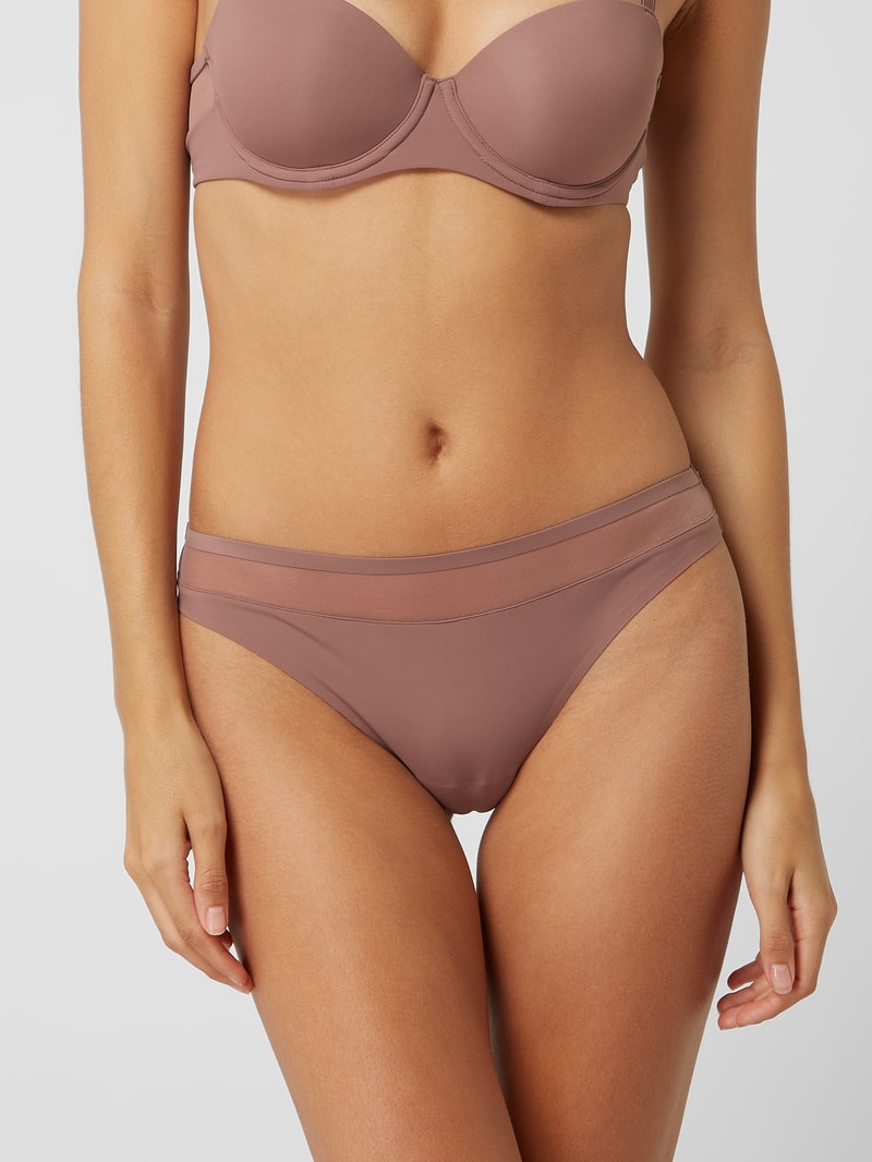 String mit Baumwoll-Anteil Modell 'Louie' in taupe