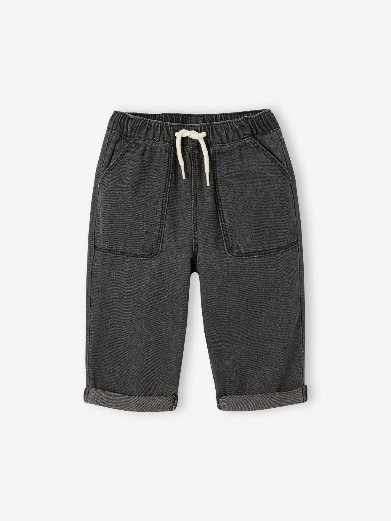Vertbaudet Baby Jeans mit Schlupfbund - anthrazit