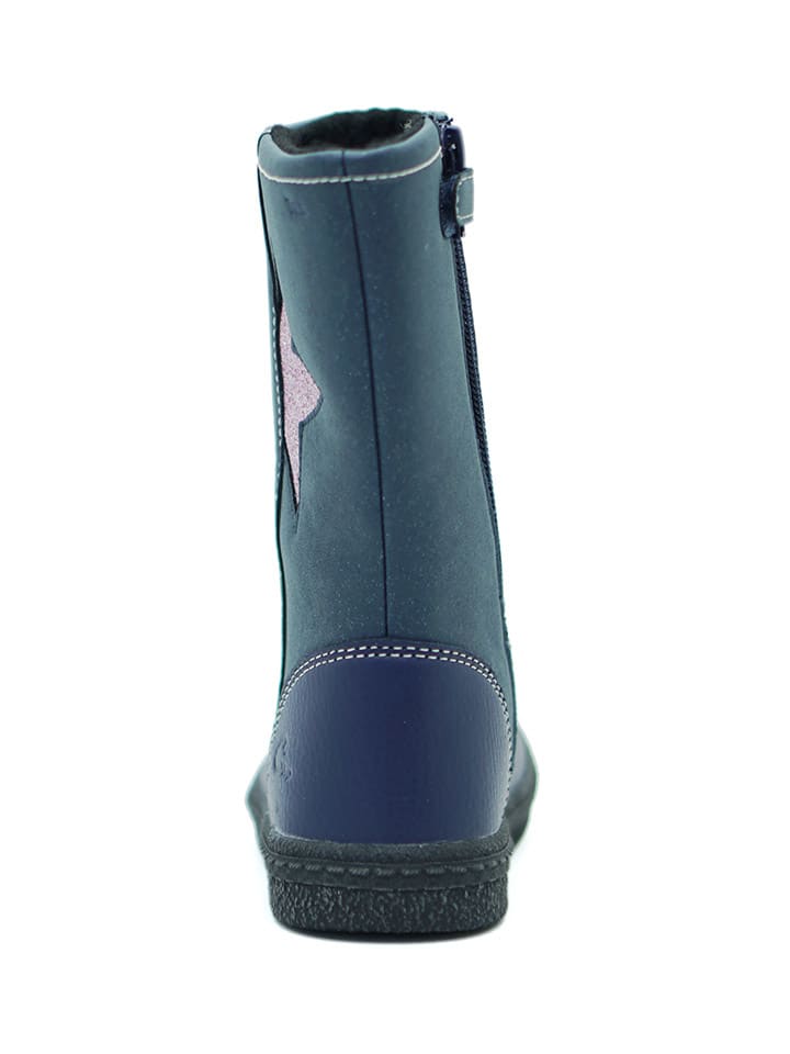 Ciao Leder-Stiefel in Blau günstig kaufen