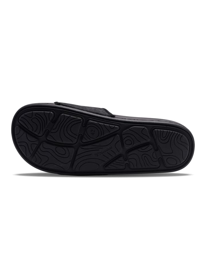 Hummel Hummel Badelatschen Comfort Slide Erwachsene in BLACK/BLACK günstig kaufen