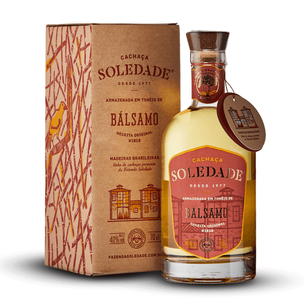 Cachaca Soledade Balsamo 40% + Etui