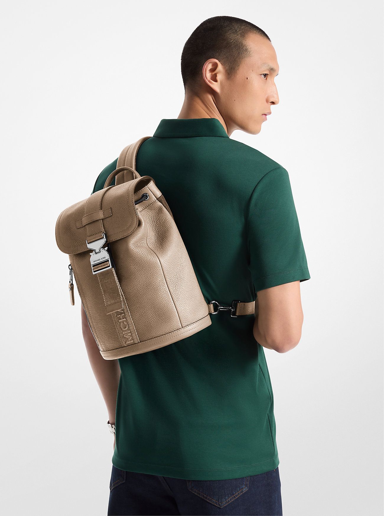 Torba lotnicza Hudson Leather Aviator Sling - BIRCH