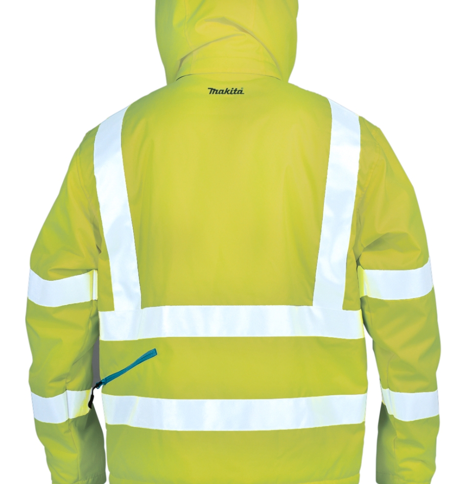Vestă de siguranță încălzită Makita DCJ206Z2XL 2XL 14.4-18 V fără baterie și încărcător