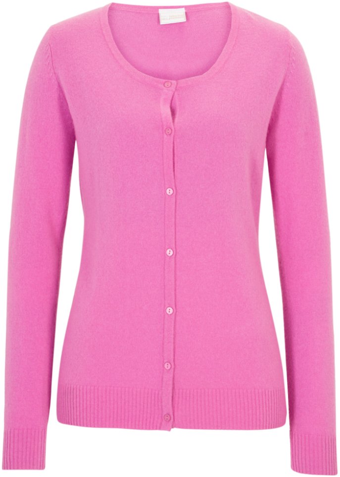 Wollstrickjacke mit Good Cashmere Standard®-Anteil