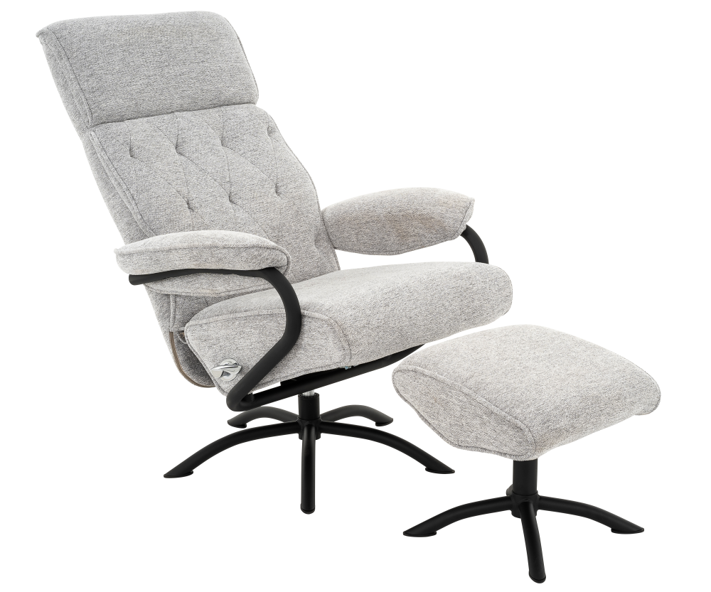 Sessel mit Hocker Jasper