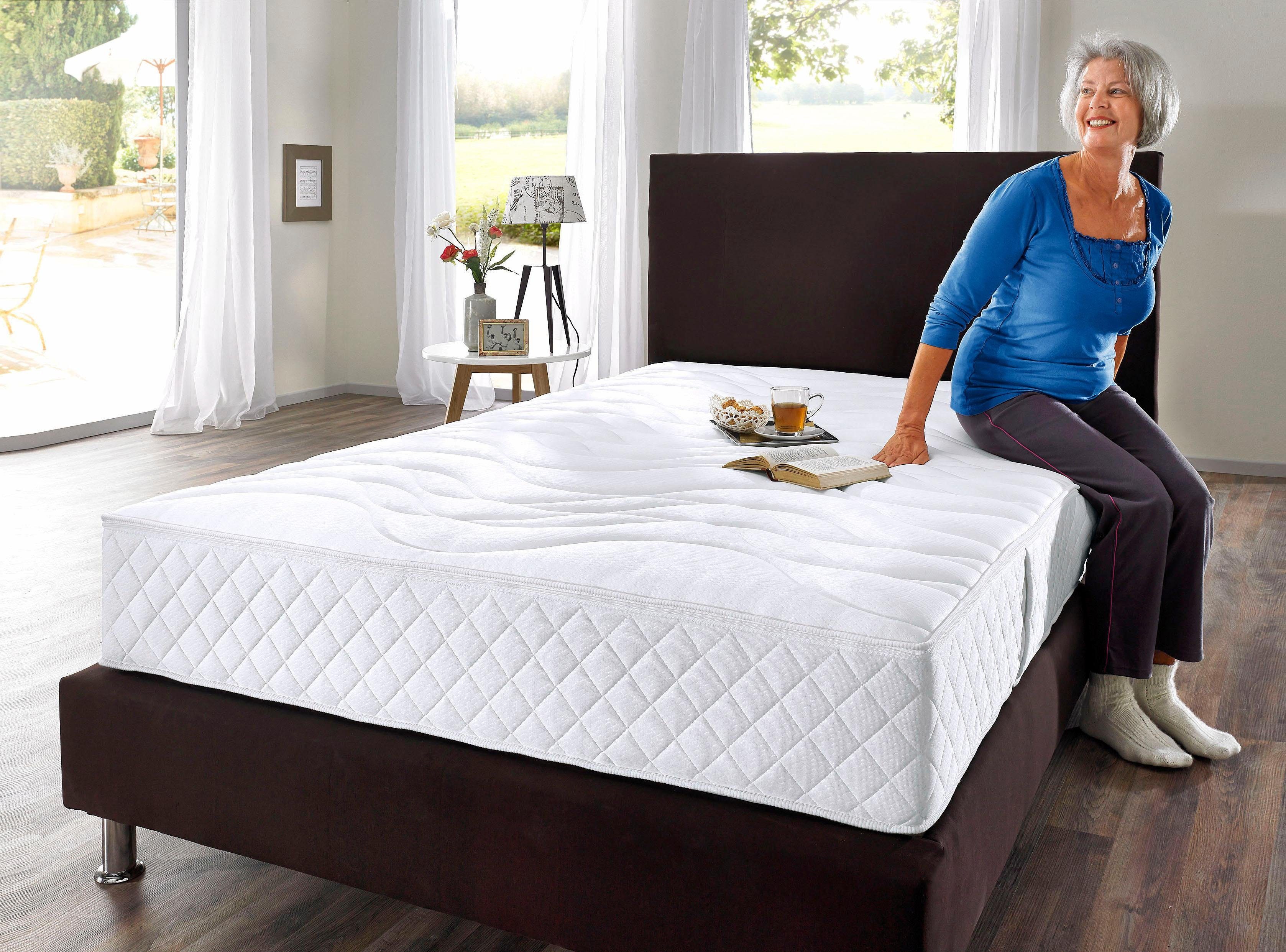 Taschenfederkernmatratze Syke, 7-Zonen Matratze, Matratze für Erwachsene & Senioren, DELAVITA, 24 cm hoch, Matratze mit Sitzkantenverstärkung, 90x200 cm und weitere Größen