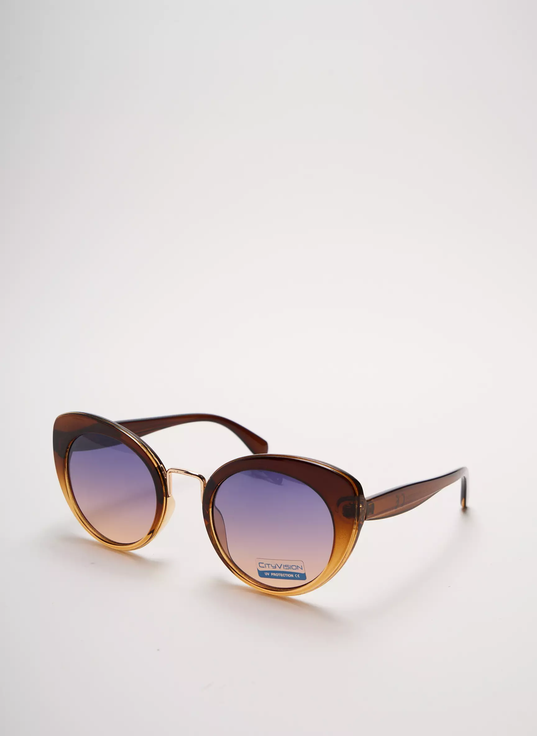 City Vision Eyewear Lunettes De Soleil Femme couleur marron