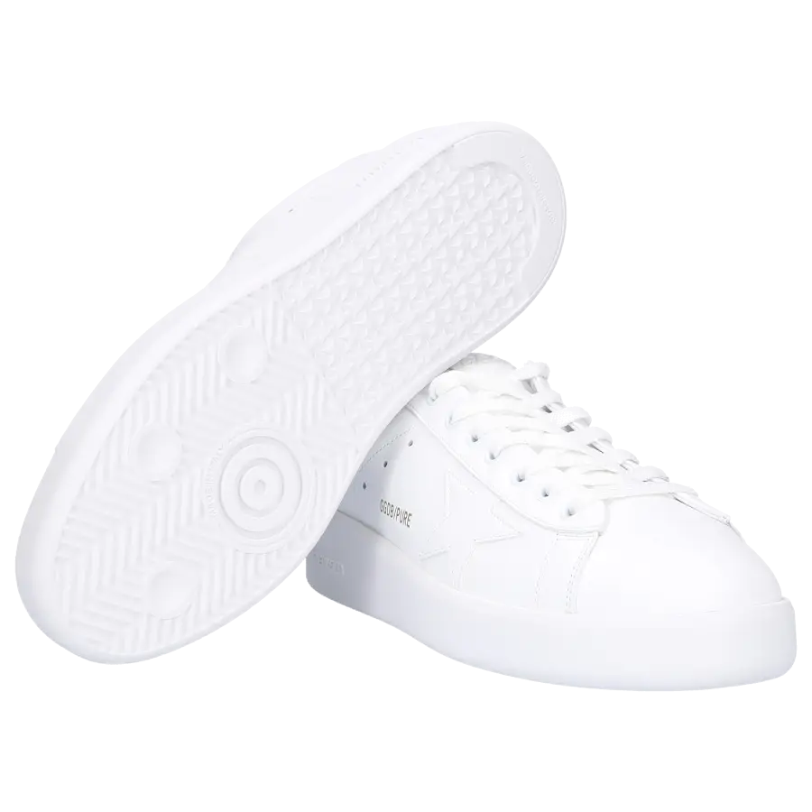 Golden Goose - Sneaker low PURE-STAR Kalbsleder - weiß