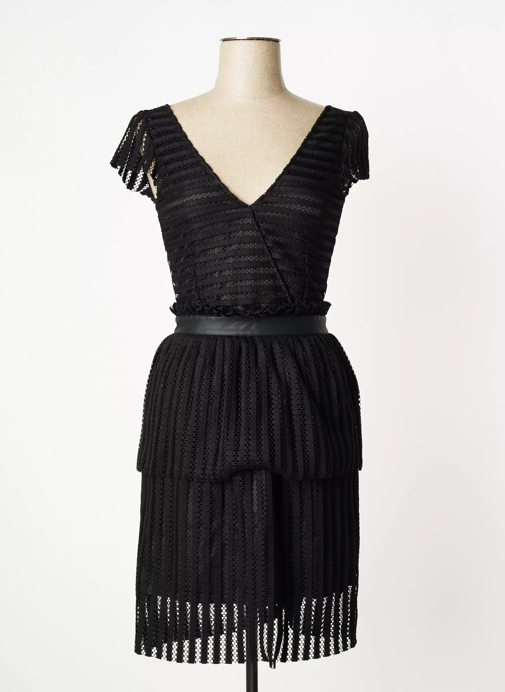 School Rag Robes Mi Longues Femme couleur noir