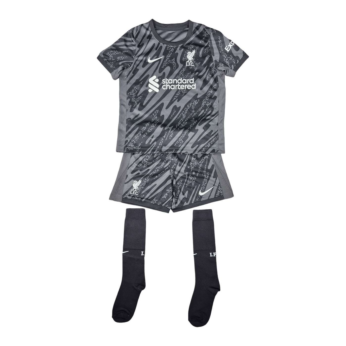 Nike FC Liverpool Torwart Minikit 2024/2025 Schwarz F061