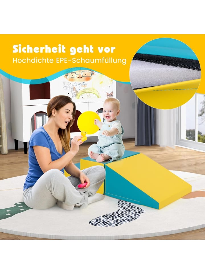 COSTWAY 2 TLG. Schaumstoffbausteine Kinder in Grün günstig kaufen onesize