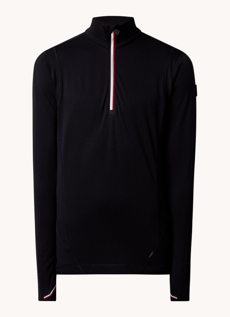 Pulover Moncler Sporty cu fermoar pe jumătate