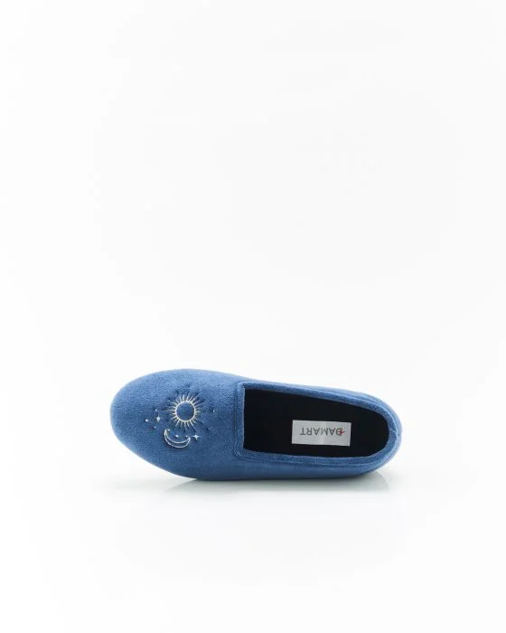 Ballerines d'intérieur brodées Thermolactyl