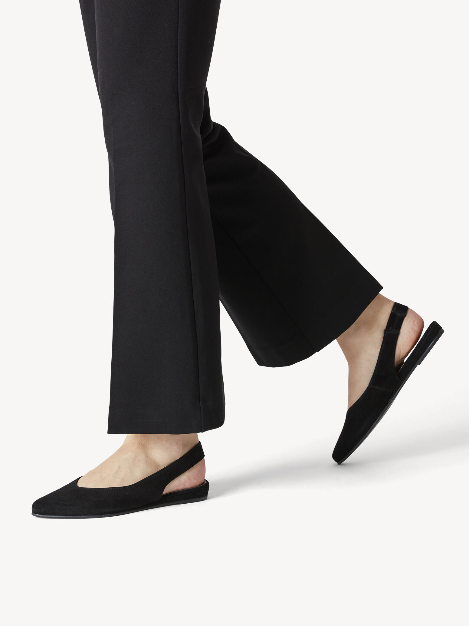 Escarpin en cuir - noir