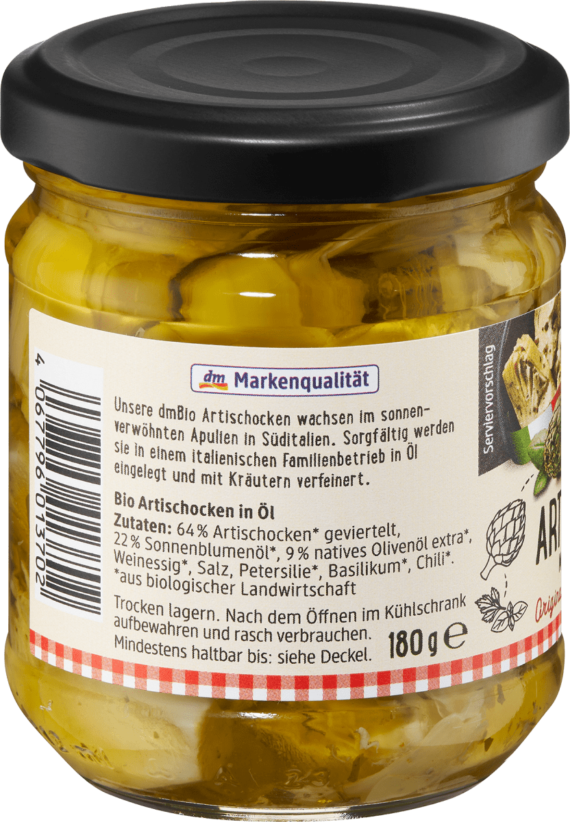 Artischocken, mit Kräutern in Öl, 180 g