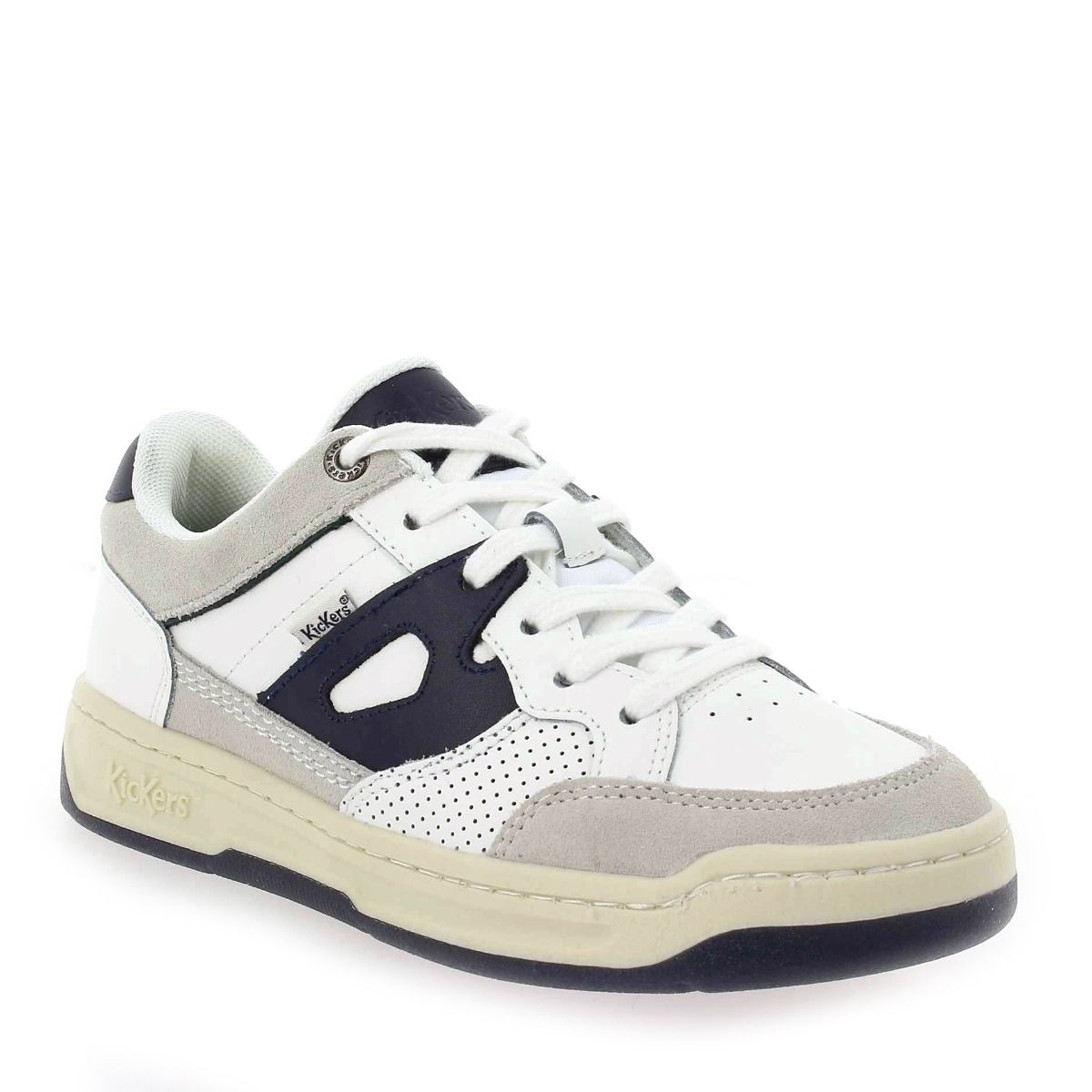 Kickers  KIKOUC JR - blanc marine