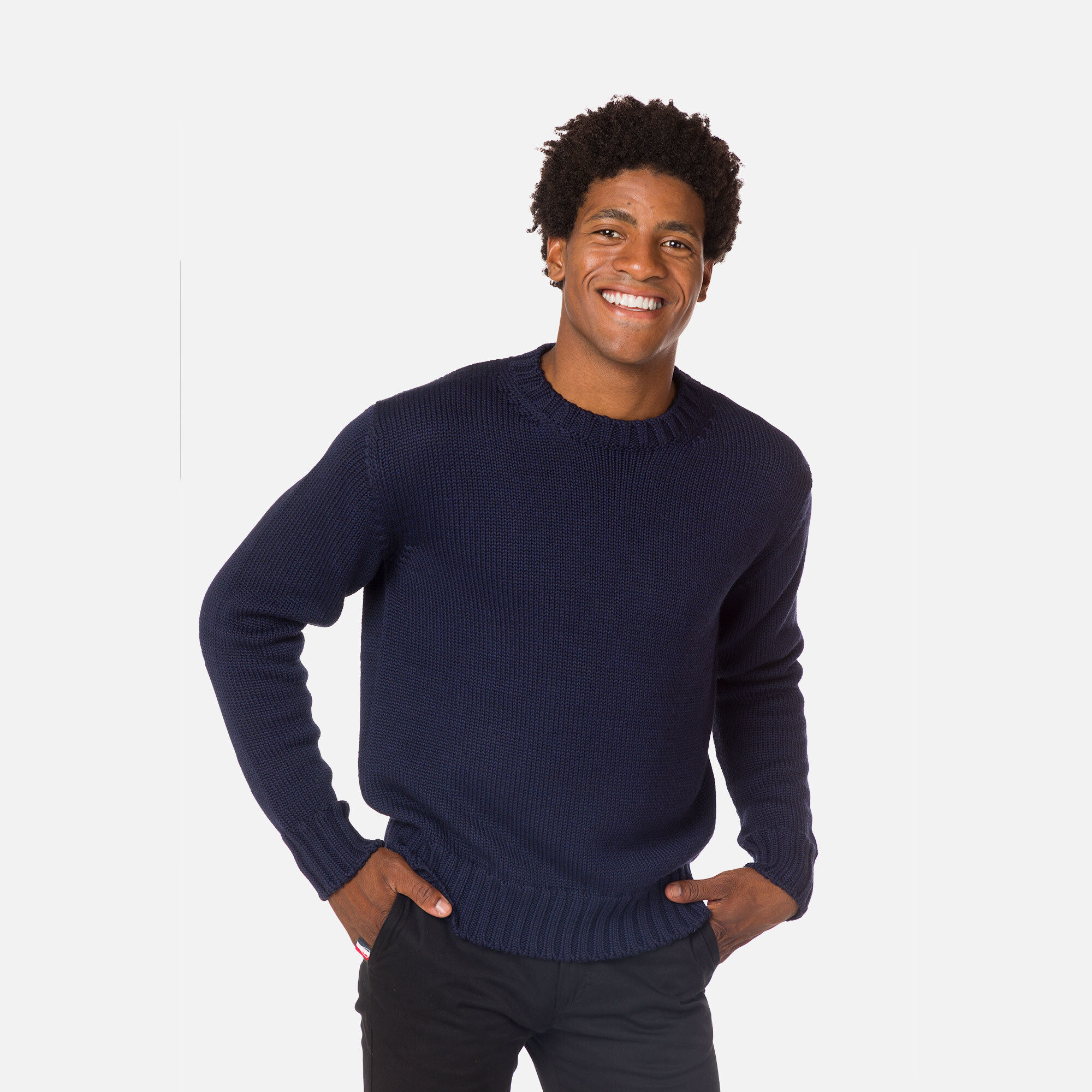Pull Over en maille à col rond Homme