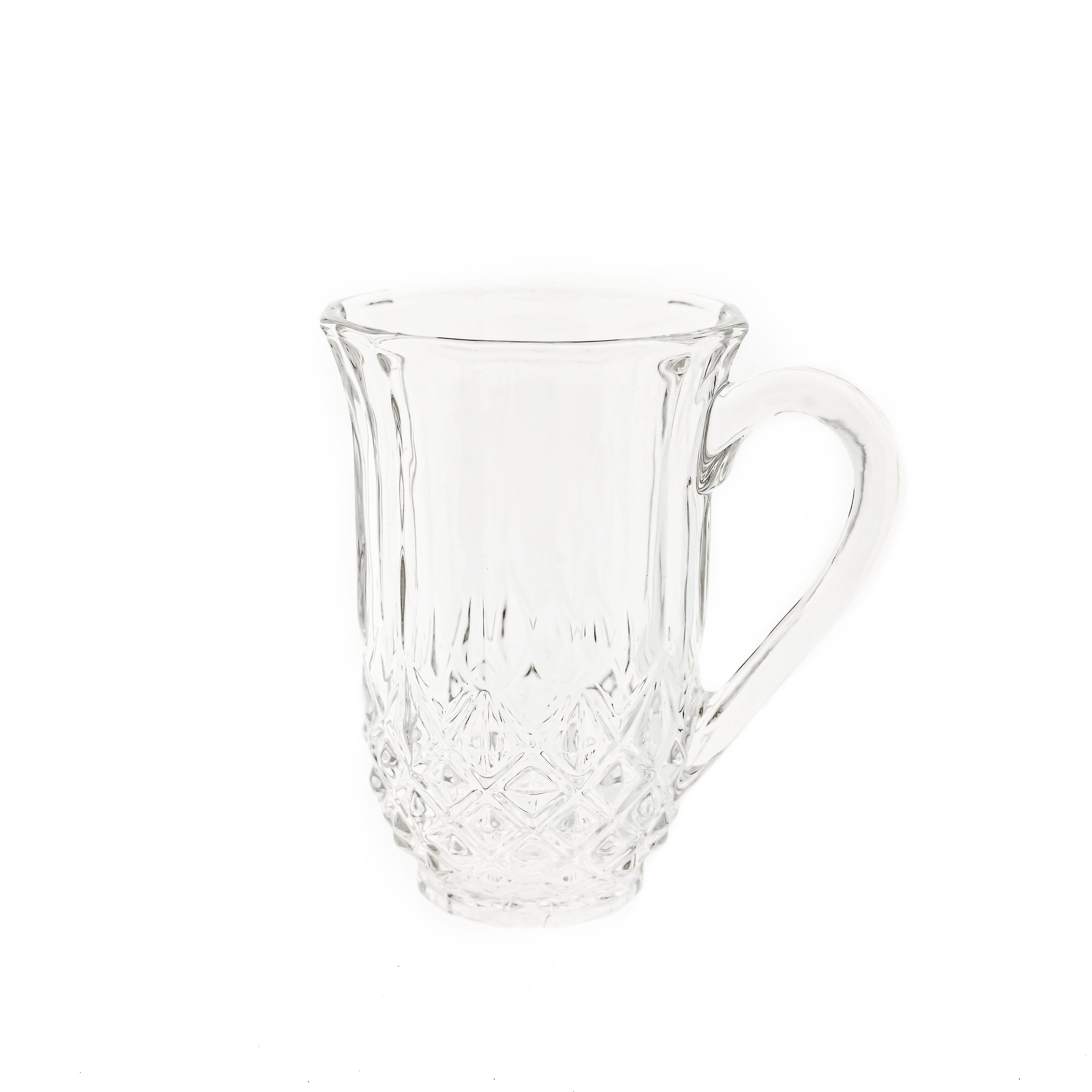 Almina Teeglas 6er Pack Teegläser-Set Gläser mit Henkel aus Glas