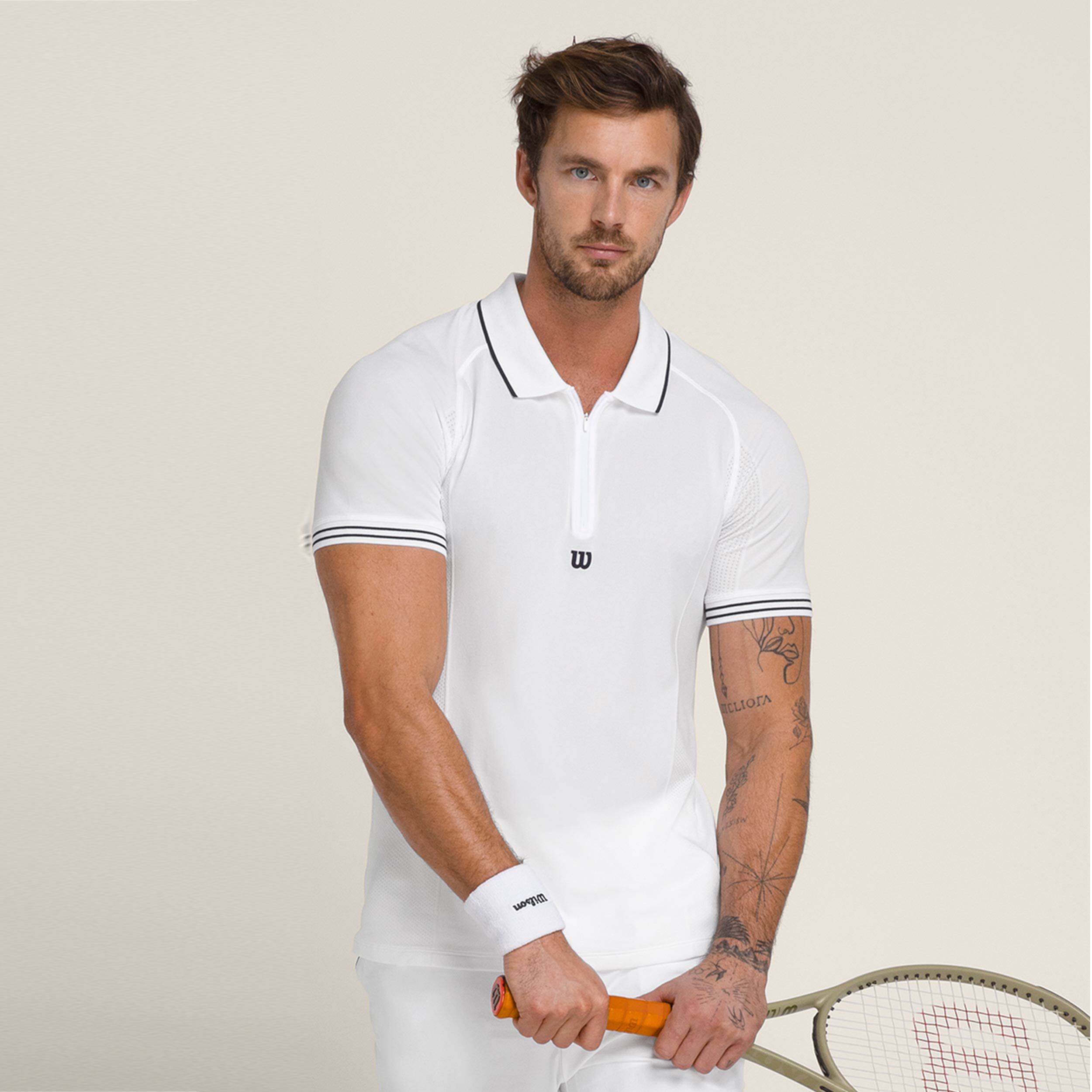 Players Seamless Polo Herren - Weiß