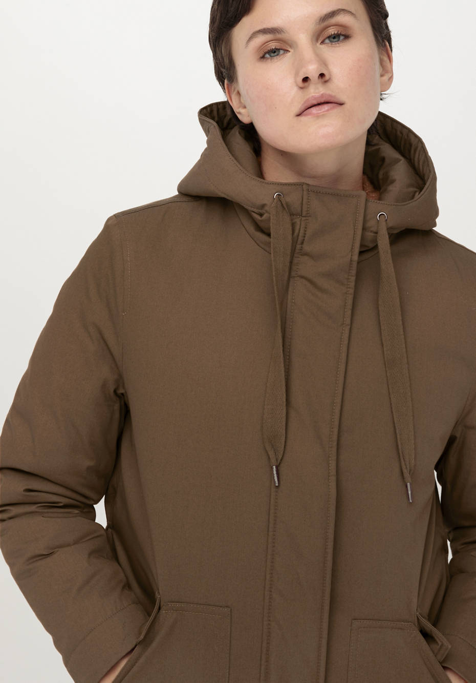 Parka Nature Shell aus reiner Bio-Baumwolle