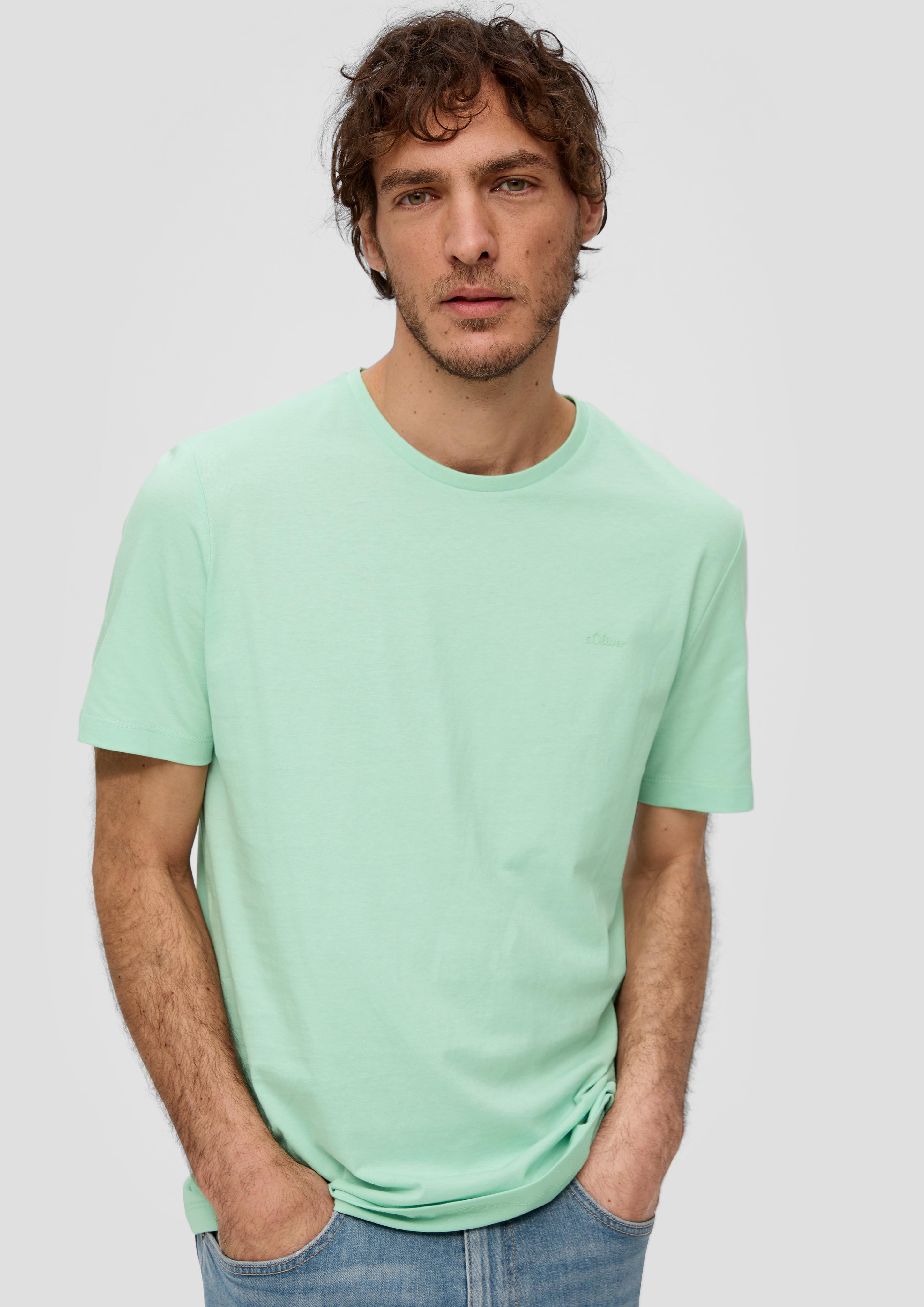 T-Shirt mit Labelprint  2141455-6501