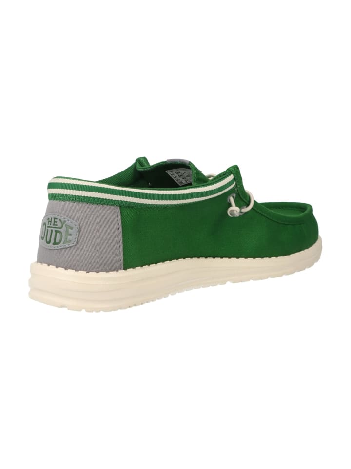 Hey Dude Mokassins Schnürschuhe in Grün günstig kaufen