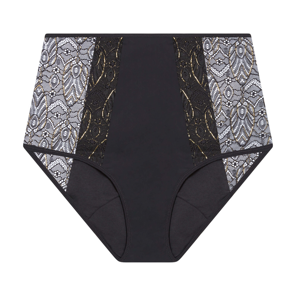 rejeanne Culotte Rhéa Taille Haute Golden Leaves Culotte menstruelle