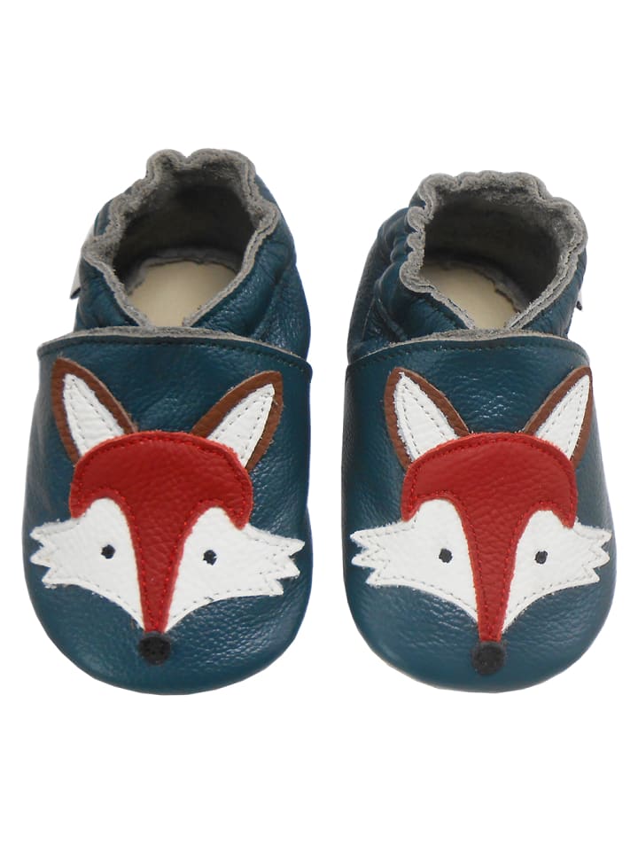 Yalion Leder-Krabbelschuhe 