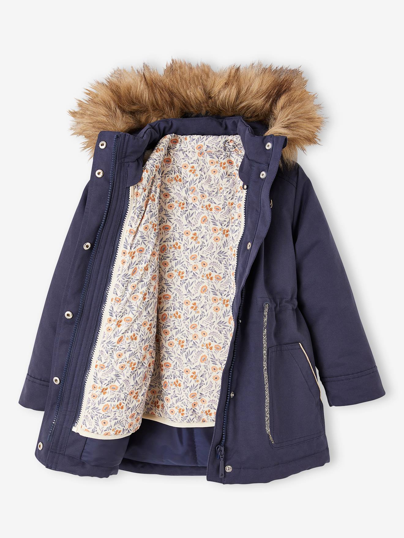 Parka 3 en 1 hiver fille vert