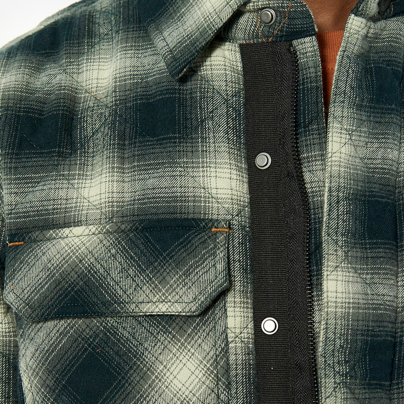 TOKYO  Veste à carreaux verts Homme