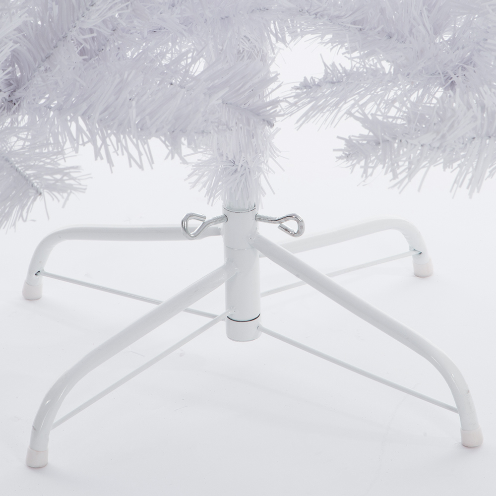 Casaria Deuba Weihnachtsbaum PVC weiß 180cm