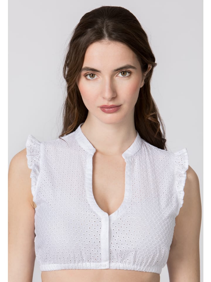 Stockerpoint Stockerpoint Dirndlbluse Melania in weiss günstig kaufen